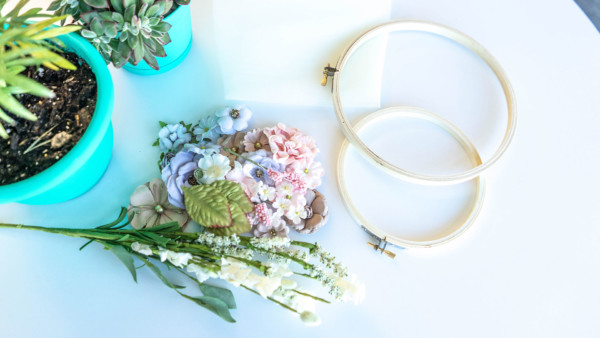 materials needed for embroidery hoop